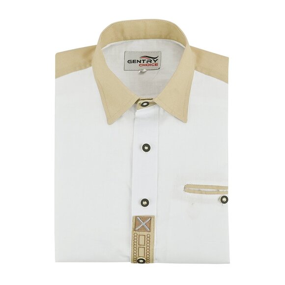 Oktoberfest Shirt White with Traditional Embroidery Bavarian Mens Shirts NEW - Picture 9 of 11
